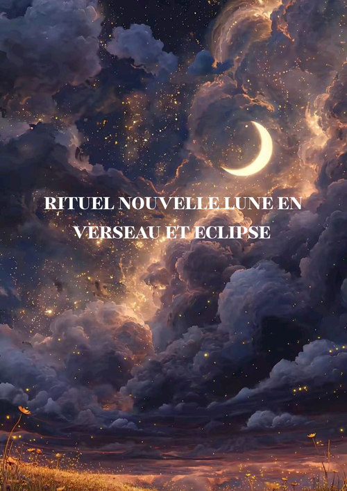 Rituel Nouvelle Lune en Verseau - VIDEO + TEXTE + MEDITATION GUIDEE