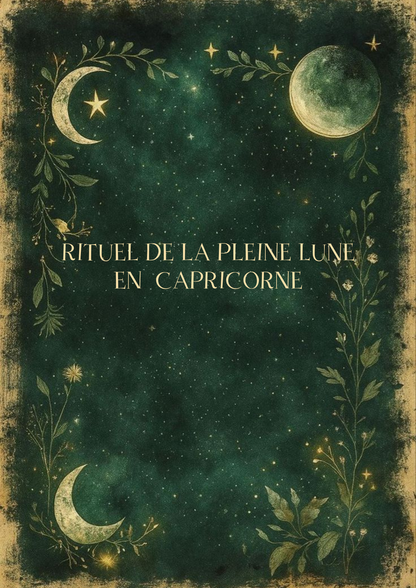 Rituel - Pleine lune en Capricorne ♑️ 🌕